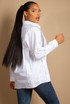 Shirt With Pleated Panel