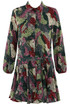 Multi Print Belted Shirt Dress