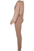 Pleated Round Neck Jumper & Trouser Set