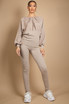 Pleated Round Neck Jumper & Trouser Set