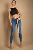 Ring Belt Denim Jeans
