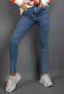 Acid Wash Push Up Skinny Jeans