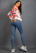 Acid Wash Push Up Skinny Jeans