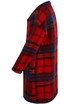 Tartan Check Wool Blend Coat