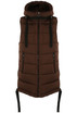 Hooded Puffer Gilet With Webbing Detail