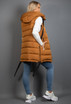Hooded Puffer Gilet With Webbing Detail