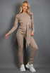 Tie Front Ribbed Loungewear