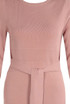 Tie Front Ribbed Loungewear