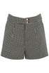 Houndstooth Tailored Military Shorts