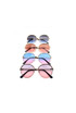 Round Sunglasses With Chain Edge