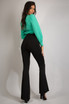 High Waist Flare Trousers