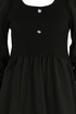 Ruched Sleeve Fine Knit Peplum Top & Trouser Set