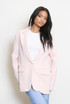 Tailored One Button Oversized Blazer