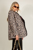 Leopard Print Oversized Blazer