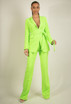 Belted Blazer & Flare Trouser Set