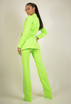 Belted Blazer & Flare Trouser Set