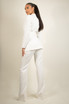 Belted Blazer & Flare Trouser Set