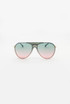 Pilot Sunglasses With Stud Detail