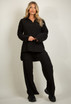 Long Sleeve Collared Shirt And Straight Trouser Set