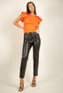 Fine Knit Frilled Sleeve Top