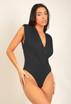 Sleeveless Wrap Bodysuit