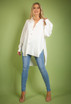 Oversized Blouse With Side Split