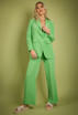 Double Breasted Blazer & Wide Leg Trouser Suit