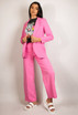 Double Breasted Blazer & Wide Leg Trouser Suit
