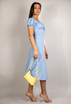 Ditsy Floral Print Milkmaid Midi Dress