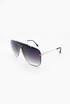 Aviator Sunglasses With Stud Detail