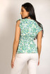 Gathered Floral Print Top