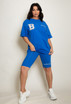 Oversized B Motif T-Shirt And Shorts Set