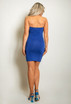 Feather Trim Bandeau Dress