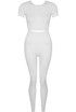 Seamless Short Sleeve Top & Leggings Gym Set