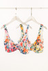 Floral Print Buckle Front Bralet