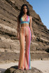Lurex Stripe Halter Top & Flare Trouser Set