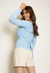 Ribbed Fine Knit Tie Side Top