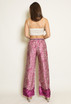 Zebra Printed Wide Leg Trouser
