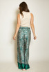 Zebra Printed Wide Leg Trouser