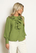 Frill Chiffon Blouse