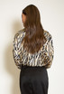 Zebra Print Satin Shirt