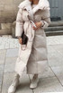 Belted Long Puffer Jacket