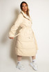 Belted Long Puffer Jacket