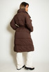 Belted Long Puffer Jacket