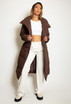Belted Long Puffer Jacket