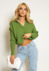 Cropped Jumper With Collar