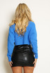 Cropped Jumper With Collar