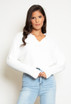Cropped Jumper With Collar