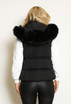 Puffer Gilet With Faux Fur Tim