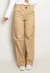 Wide Leg Cargo Trousers